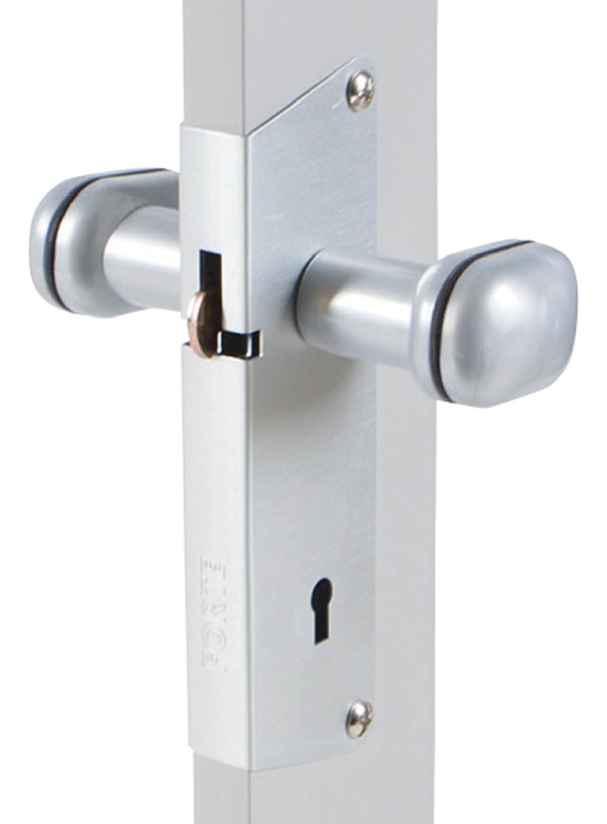 New Serratura Alluminio con Pomolo in ABS